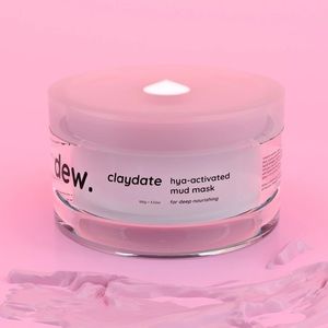 Dew of the gods Claydate Hya-activated Pink Clay Mask for Deep Nourishing